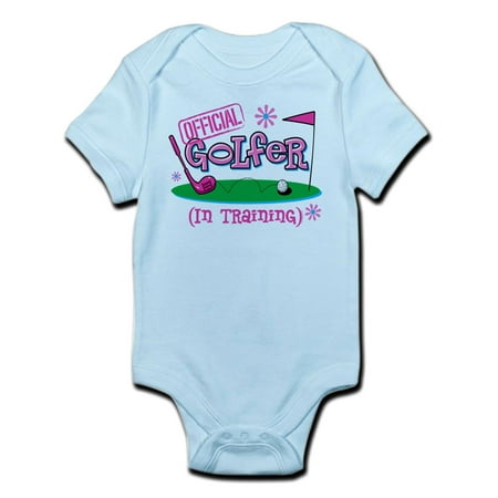 

CafePress - Girl Golfer In Training Infant Bodysuit - Baby Light Bodysuit