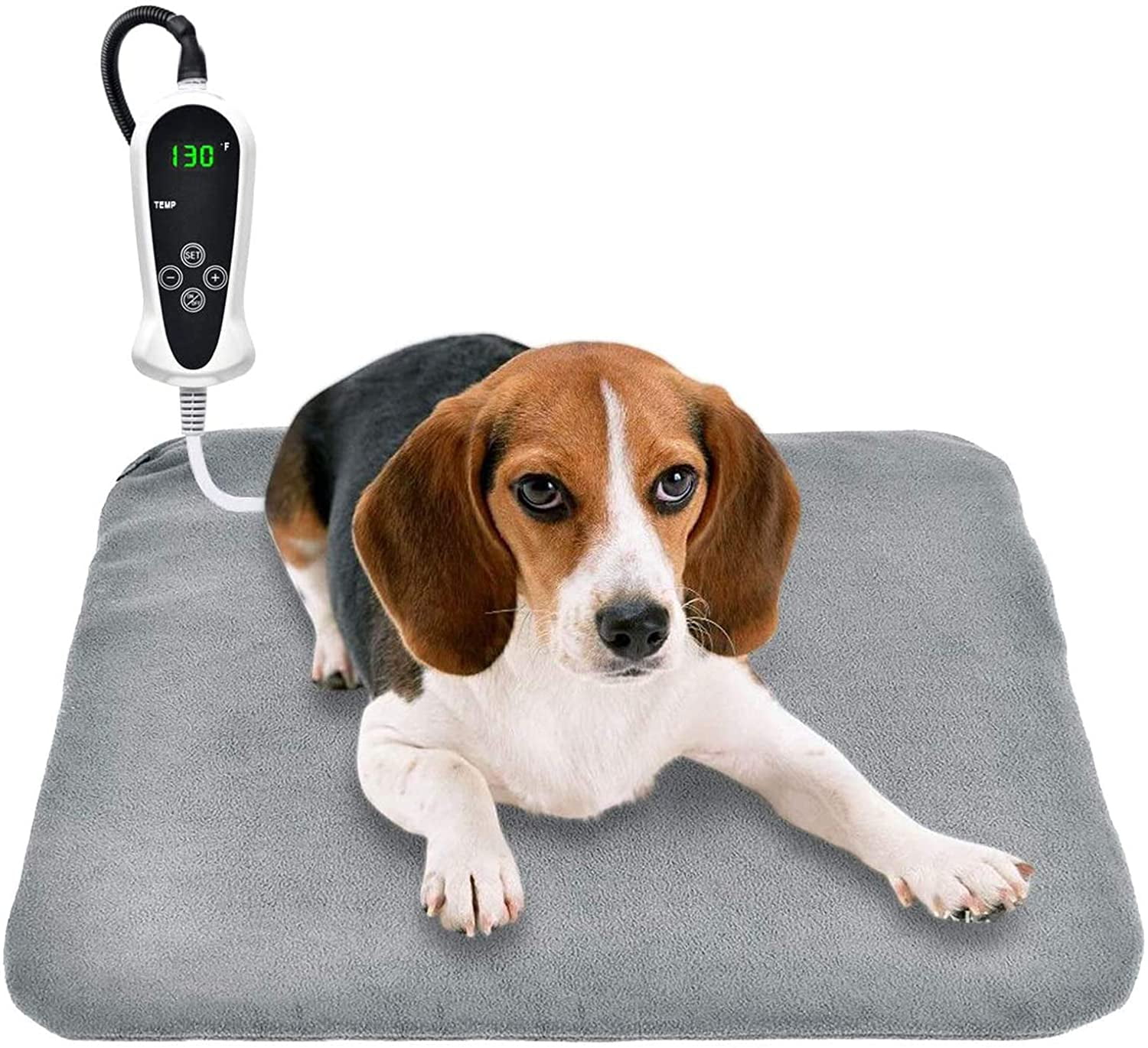 220V 20W 18'' Pet Dog Cat Electric Heating Waterproof Warmer Mat Pad Bed Blanket 