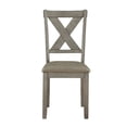 thumbnail image 4 of Pemberly Row 6 Piece Wood Dining Set in Gray, 4 of 9