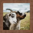 thumbnail image 4 of 8x8 Brown Rustic Wide Barnwood Picture Frame - UV Acrylic, Foam Board Backing, Hanging Hardware, 4 of 8