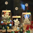 thumbnail image 2 of Faroles decorativos farfi diseño temático navideño ahorro de energía acrílico LED lámparas colgantes decoración festiva, 2 of 5