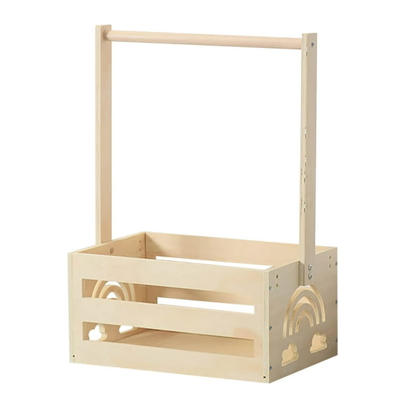 Wooden Baby Wardrobe Cabinet With Handles Home Textile Storage Organizer For Parents Nursery Kids Room Furniture 35x23x51cm