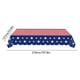 thumbnail image 3 of Mantel patriótico 54x108 in • Funda de mesa de plástico con la bandera estadounidense • Impermeable, a prueba de salpicaduras, resistente a manchas • Mantel rectangular grande de 8 pies para fiestas, 3 of 6