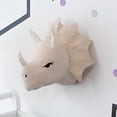 thumbnail image 1 of Animal de peluche para colgar en la pared, cabeza de dinosaurio de peluche, decoración de pared para colgar en la pared, dinosaurio de peluche para colgar en la pared, regalo de cumpleaños para bebé,, 1 of 6