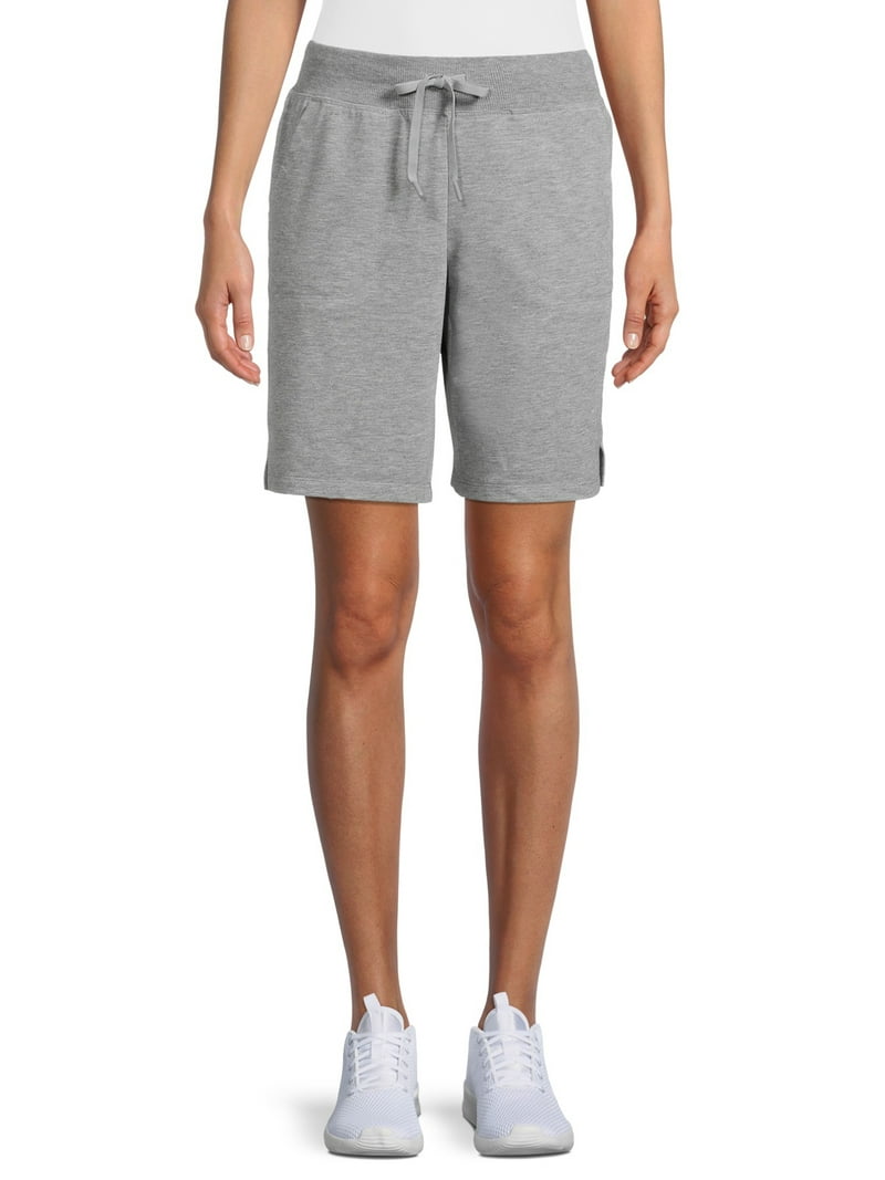 Athletic Works Women's Bermuda Shorts Casual Flat-Front
