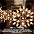 thumbnail image 3 of Guirnalda de luces navideñas Minetom Snowflake de 9 pies, 100 bombillas, 3 of 7