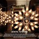 thumbnail image 3 of Guirnalda de luces navideñas Minetom Snowflake de 9 pies, 100 bombillas, 3 of 7