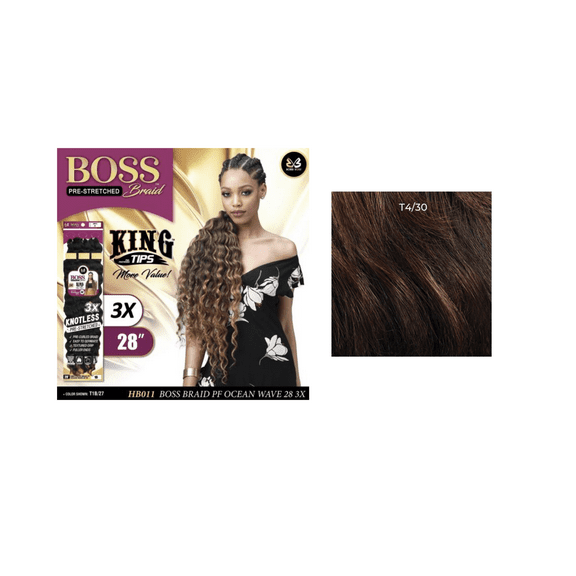 Bobbi Boss King Tips Ocean Wave 28" 3x (Color #T4/30)