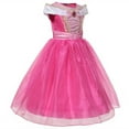 thumbnail image 4 of HAWEE Pink Princess Dress Party Toddler Girls Halloween Costume Deluxe Beauty Cosplay Outfit, 4 of 8