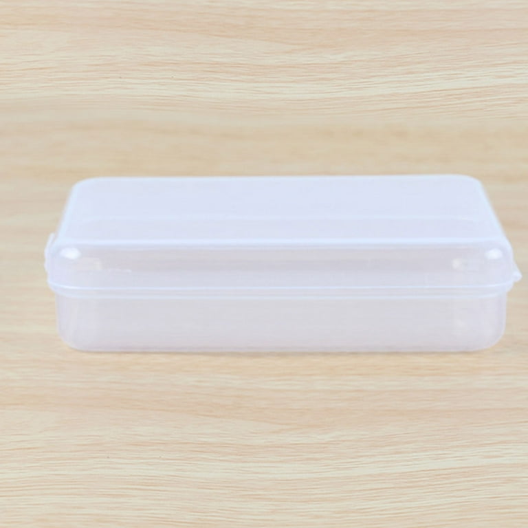 Face Cover Container Experiment Small Flat Clear Teaching Equipment Storage Box, Size: 11.1