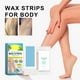 thumbnail image 4 of Bandas de cera corporal, paquete de 20 unidades. Kit de depilación para hombres y mujeres. Incluye banda para rostro, piernas, brazos, axilas y zona del bikini., 4 of 9