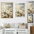 thumbnail image 4 of Designart "Elegant White Daisy Fields I" Daisies Floater Framed Wall Art Prints, 4 of 5