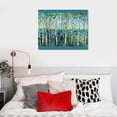 thumbnail image 5 of Acheng Large Wall Art Decor Green View White Birch Forest Canvas Painting Nature Plant Picture Wildlife Trees Landscape Artwork Home Living Room Bedroom Office Wall Decoration Wall Art picture 1, 5 of 6