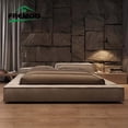 thumbnail image 2 of Minimalist Simple Comfortable Double Bed Nordic Bedroom Furniture Fabric Tatami King Size Bed Frame My Lux Decor Round, 2 of 11