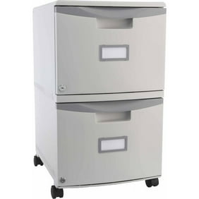Soho 2 Piece 2 Drawer File Cabinet And Mobile File Caddy In Black