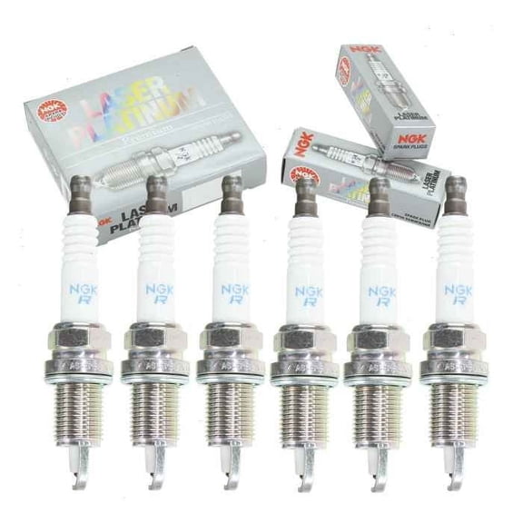 6 pc NGK Laser Platinum Spark Plugs compatible with Chrysler 300 3.5L V6 2005-2010