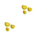 thumbnail image 1 of Billuyoard Paquete de 3 platos de frutos secos cocina plástico apertura grande semillas frutas dulces platos bandejas hogar fiesta galleta cuencos amarillo Amarillo 2piezas Billuyoard CBP457373, 1 of 5