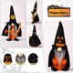 thumbnail image 3 of 2 piezas de decoraciones de peluche de gnomo de Halloween, hechas a mano para la cocina del hogar en interiores, bandeja escalonada, mesa, chimenea, 3 of 5