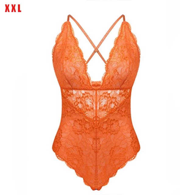 Mono sexy mono de cosplay suave mono de tela con pantalla de encaje para mujeres adultas, champán, XXL Vogacara XX000036-60