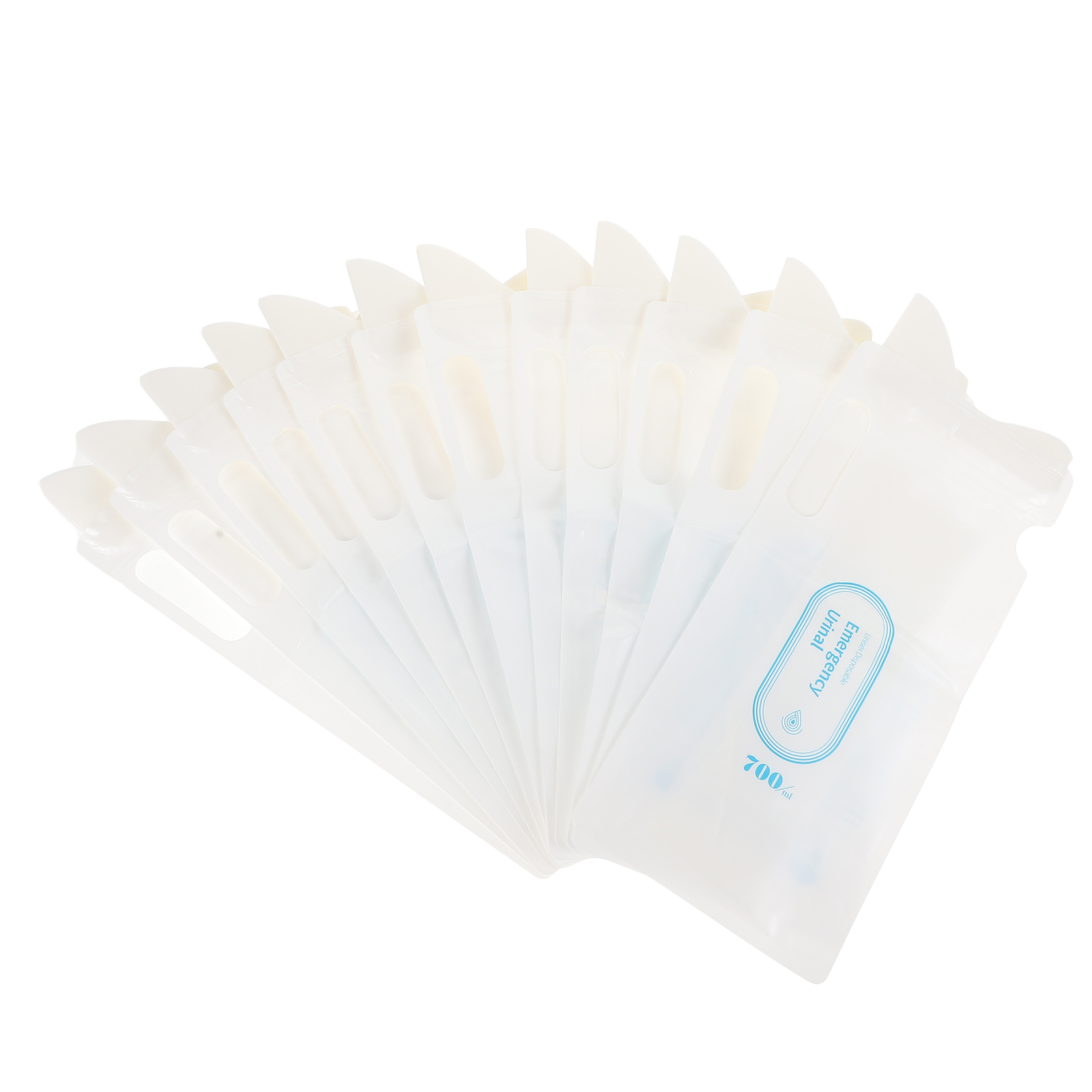 12Pcs Emergency Urine Bag for Travel Disposable Urinal Bags Unisex