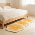 thumbnail image 6 of Charming Floral Shaped Bedroom Area Rug, Non-Slip and Easy Care Accent Floor Mat for Beside Bed, Ideal Gift for Home Decoration Lovers and New Homeowners, Cozy Decor for Living Room and Dorm, 6 of 6