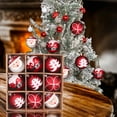 thumbnail image 1 of Xihbxyly Juego de Adornos Navideños, Bolas Colgantes Irrompibles, Diseños de Muñecos de Nieve y Flores Pintados a Mano, Decoración para Árbol de Navidad, Decoraciones para Fiestas y Bodas, Fácil de C, 1 of 7
