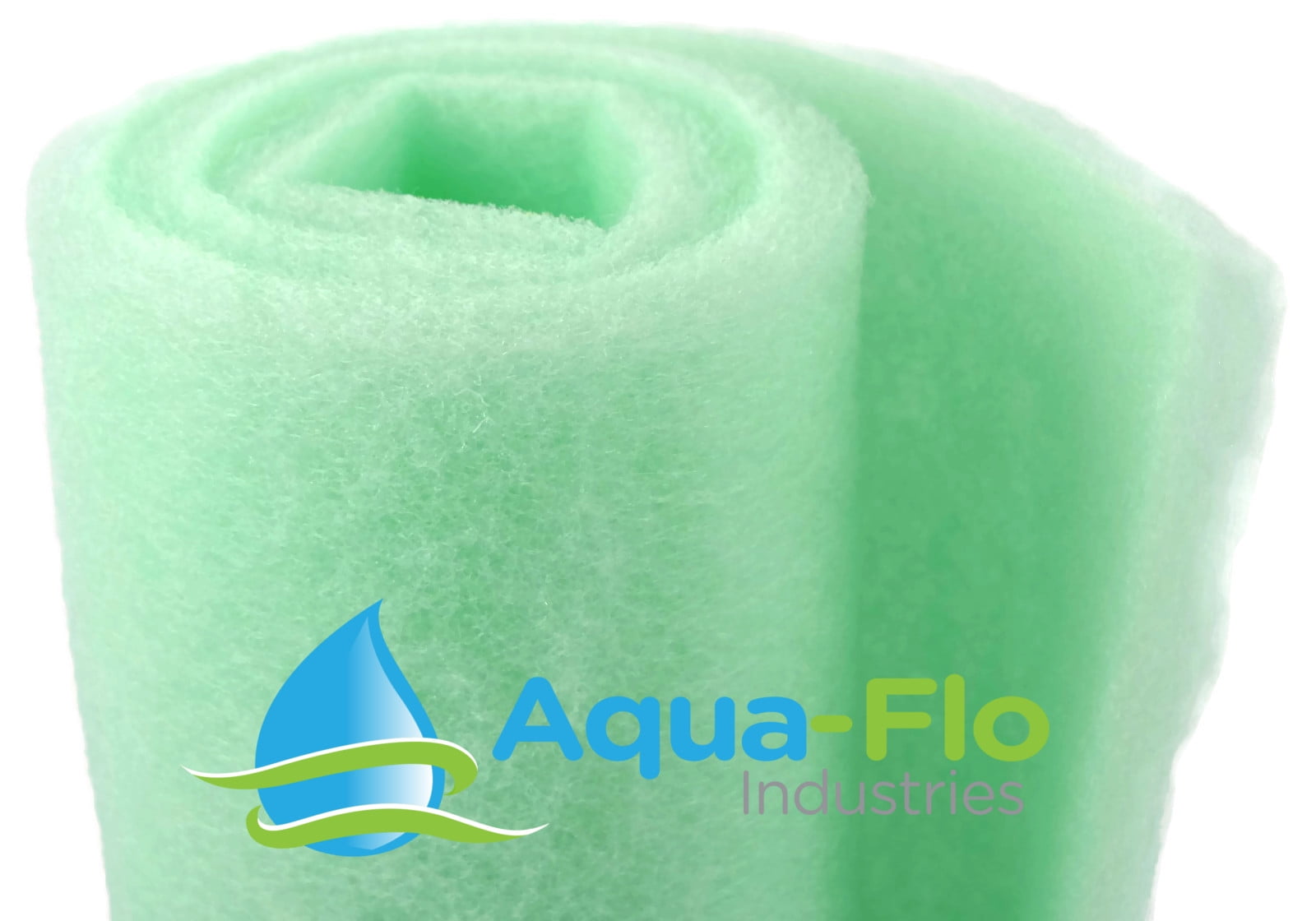 AquaFlo 24" x 60" x 1" thick Semi Rigid Fine (Lime) Aquarium / Pond Mechanical Filter Floss