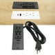 thumbnail image 5 of Regleta Empotrada Para Conferencias Con 1 USB Tipo C, 1 USB Tipo A, PD 20 W, 2 Puertos USB, Cable De 1,5 M, Enchufe Estadounidense De 125 V, Muebles, Maquinaria Y Equipos, 5 of 7