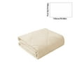 thumbnail image 3 of Qocolhg Solid Color Conditioning Quilt, Lightweight Summer Comforter Cooling Blanket for All Season Use, Machine Washable, Bedding Soft Coverlet Cooling Quilts for Hot Sleepers, 39x59 inch, Beige, 3 of 8