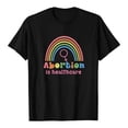 thumbnail image 1 of Chemises "Abortion is Healthcare" pour Femmes Été Col Rond Imprimé Lettre Blouse Basique Décontractée Manches Courtes Tunique Tops, 1 of 7