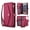 Hotpink, variant on for Samsung Galaxy S26 Ultra Case Crossbody Wallet Detachable Magnetic Case: Cover with Card Holder and Zipper Pocket, Detachable Shoulder & Wrist Strap Secure RFID Blocking Protection,Purple