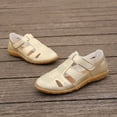 thumbnail image 6 of Wensltd Women's Sandals Closed Toe Flat Sandals With Adjustable Straps For Casual Summer And Everyday Wear, 6 of 9