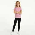 thumbnail image 5 of Pink Angel Girls' 8-Pack Cotton T-Shirts – Crew Neck Short Sleeve Tees, Solid Color Multipack, Size 10-12, 5 of 12
