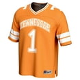 thumbnail image 2 of Unisex GameDay Greats #1 Tennessee Orange Tennessee Volunteers Lightweight Collegiate Football Fashion Jersey, 2 of 4