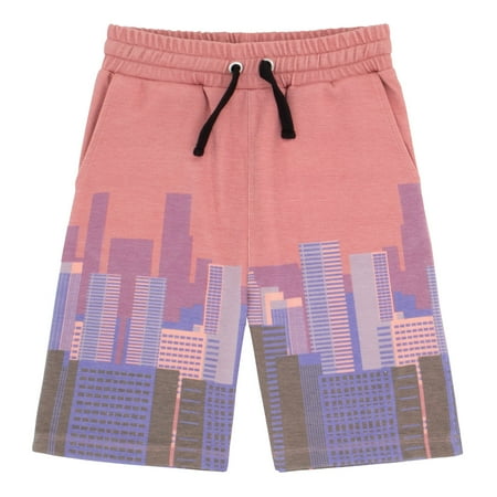 

KIDPIK Boys City Scape Pattern Knit Short Size: 2T - XXL (16)