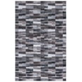 thumbnail image 2 of SAFAVIEH Faux Hide Cyan Modern Area Rug, Ivory/Grey, 6' x 9', 2 of 12