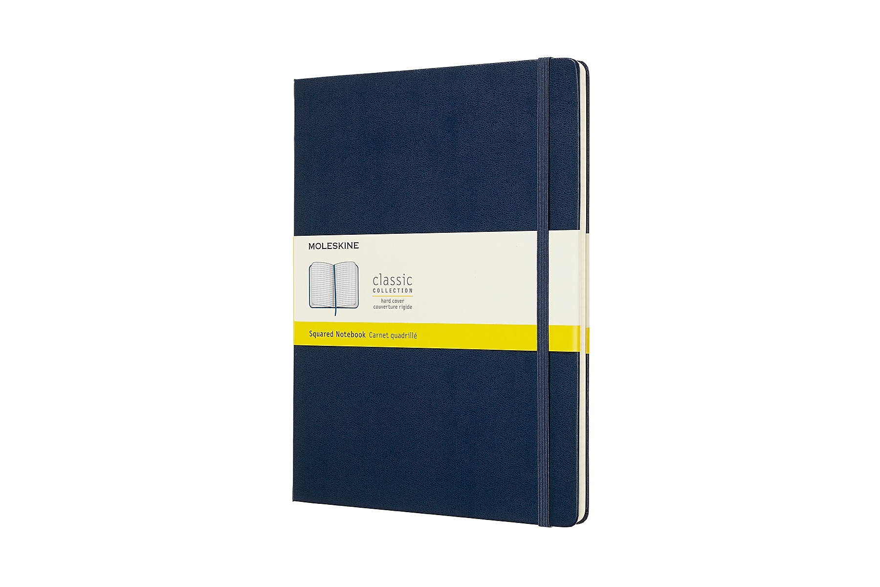 Moleskine Extra Large 7.5 x 10 Squared Sheets Blue 715444