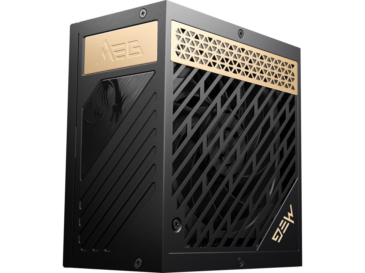 MSI MEG Ai1300P Gaming PSU - PCIE 5.0, 80 PLUS PLATINUM MSI MEG Ai1300P Gaming PSU - PCIE 5.0, 80 PLUS PLATINUM