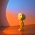 thumbnail image 2 of Lámpara de puesta de sol LED Spaceman - Luz de noche de proyección de puesta de sol de arco iris con rotación de 360 ​​°, luz de piso recargable moderna de red, 2 of 5