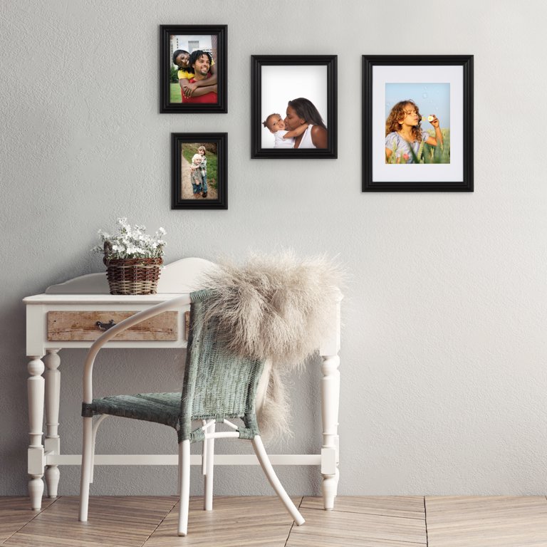 Giftgarden Antique Gold Multi Picture Frames for Multiple Sizes Photos,  Four 4x6, Four 5x7, Two 8x10, Matted Gallery Frame Collage for Wall or