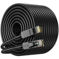 thumbnail image 1 of Cable Ethernet JARNHNG Cat 6, 200 pies, 10 Gbps, interior/exterior, negro, 1 of 7