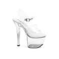 thumbnail image 2 of 7" Heel Clear Bottom Sandal, 2 of 3