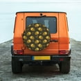 thumbnail image 4 of Haiem Spare Tire Cover , Wheel Cover with Cute Cartoon Bees printed, Camper Spare Tire Cover Fit for Jeep Wrangler Rv SUV Truck Travel Trailer-16 inch, 4 of 9