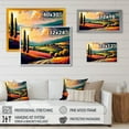 thumbnail image 4 of Designart "Radiating Sun Over The Plains III" Landscape Modern Canvas Print, 4 of 5