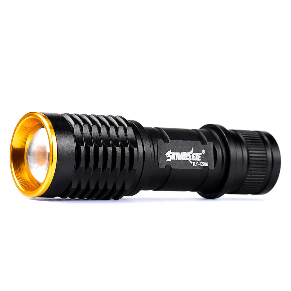 Super Bright 6000LM Q5 AA/14500 3Mode ZOOMABLE LED Flashlight Police Torch 
