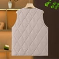 thumbnail image 7 of Hvot&aat Womens Puffer Vests Sleeveless Lightweight Quilted Zip Up Jackets Solid Color Turndown-neck Waistcoat, 7 of 7