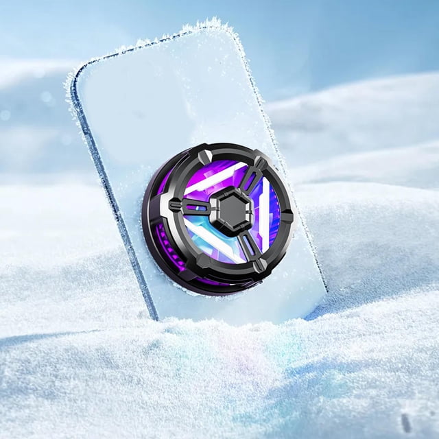 Radiador compacto para teléfono móvil, refrigerador para teléfono móvil, para juegos de tableta y teléfono inteligente negro