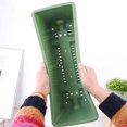 thumbnail image 3 of YAOMOBB Desktop Flowerpots Vegetable Growing Box Flowerpot with Drainage Holes Thickened Edge Strong Load Bearing Indoor Rectangular Vegetable Herb Planter, 3 of 7