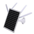 thumbnail image 1 of Solar Powered 4G LTE Modem Router, 12W 300Mbps Solar WiFi 6 Extender with SIM Card Slot, 18000 MAh Battery 150M Long Range IP66 Rain Proof for Camping, RV Outdoor, 1 of 7