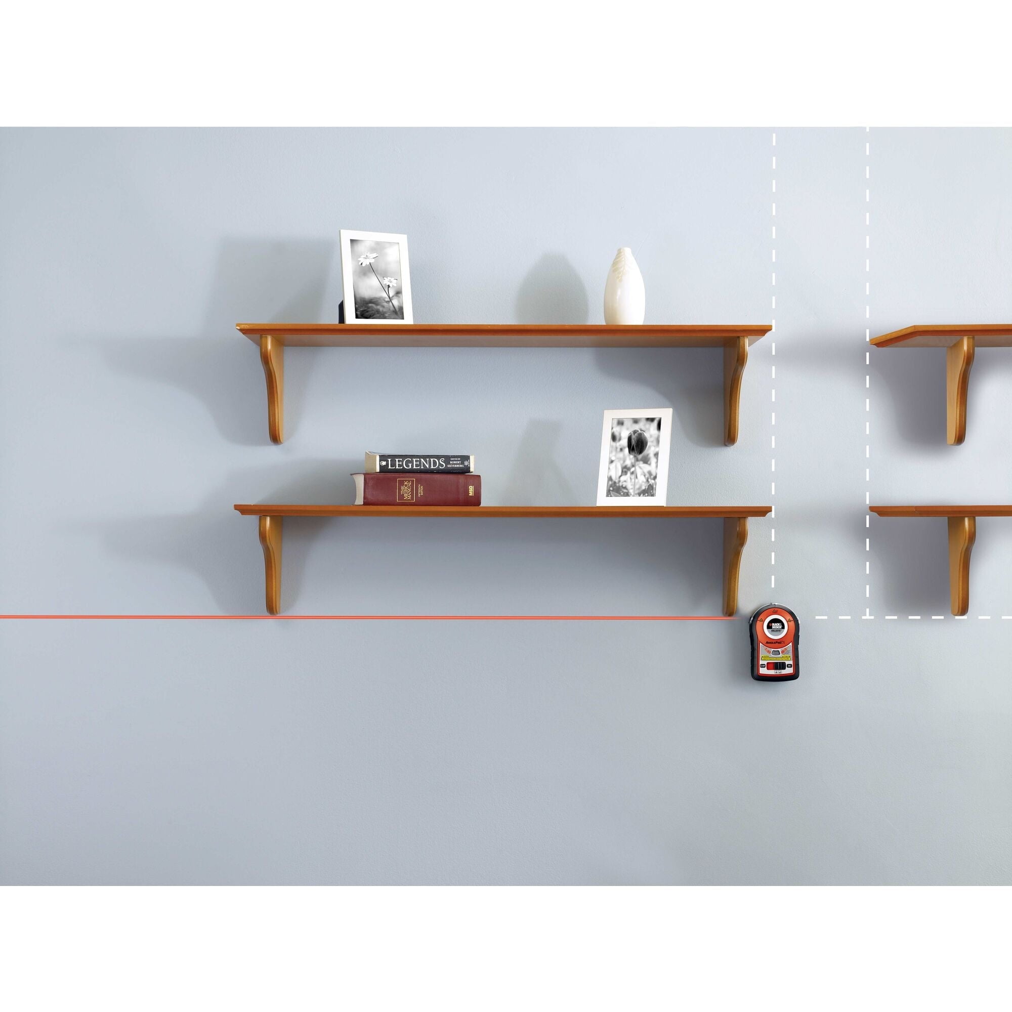 BLACK+DECKER Line Laser, Auto-Leveling With AnglePro, Easy Setup and Compact Design — Residential Use, Standard Application